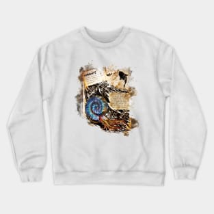 Ammonite Mollusk Crewneck Sweatshirt